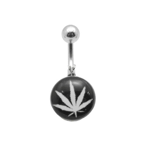 Piercing-nombril-cannabis