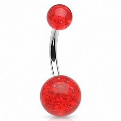 Piercing nombril scintillant