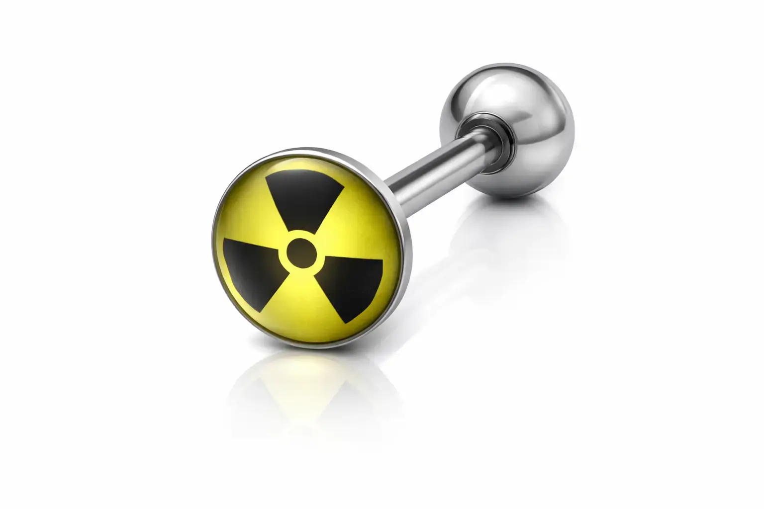 Piercing langue radiation