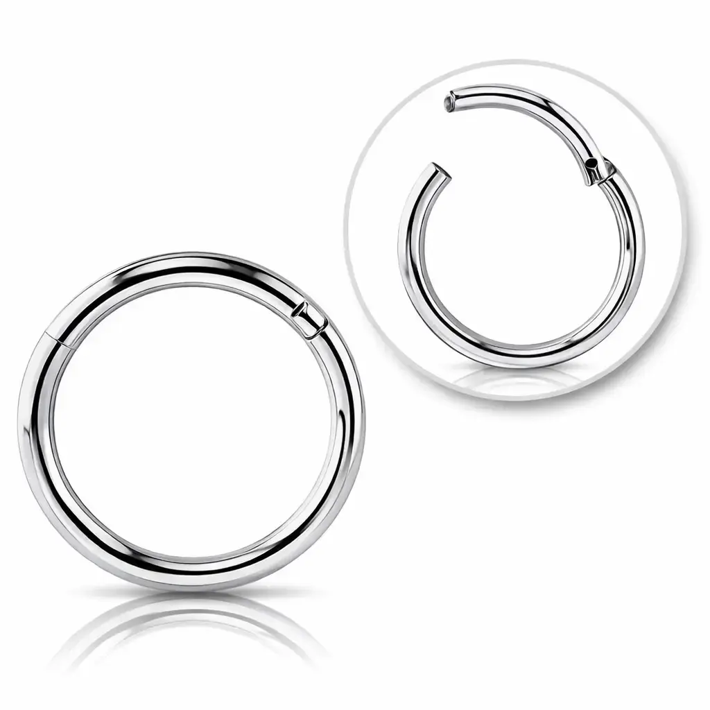 Anneau acier clicker 6mm