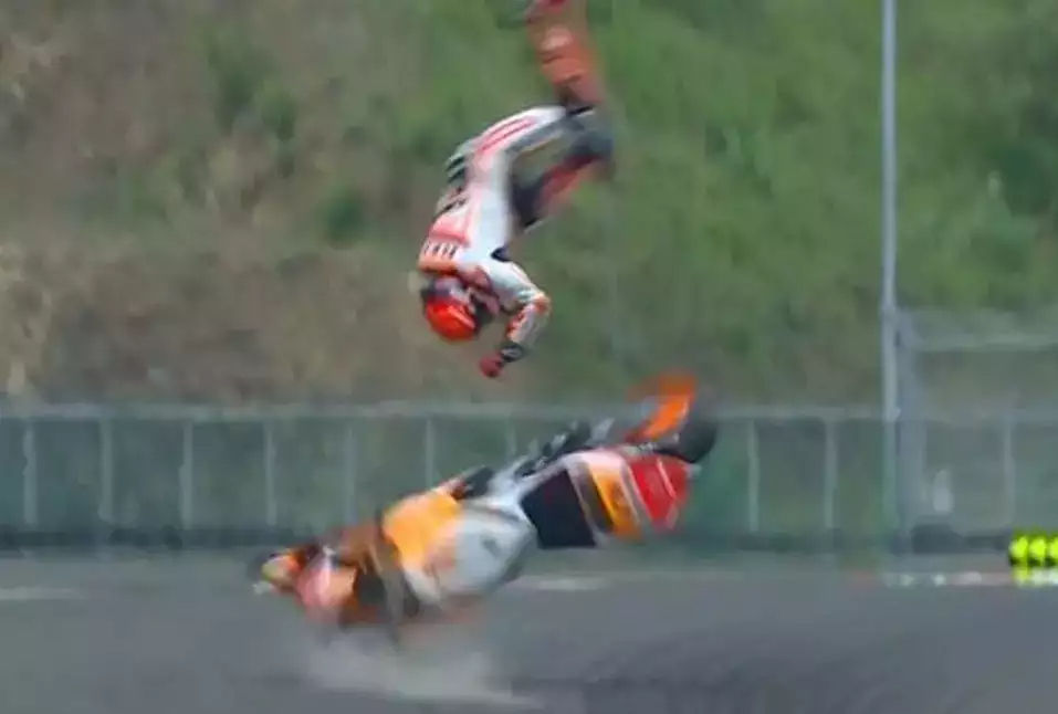 Marc Marquez Highside crash