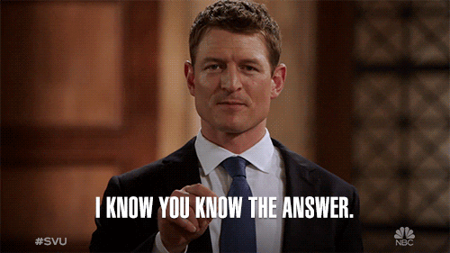 Will you know the answers on Tuesday?