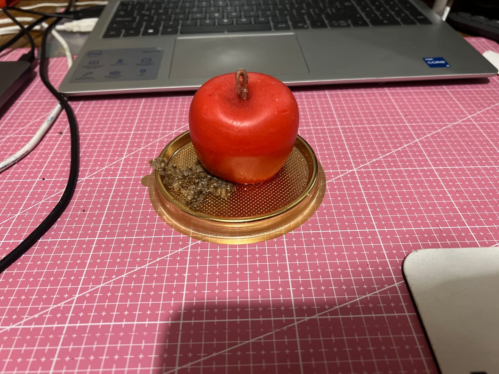 vela de manzana