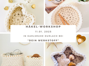 Häkelworkshop in Karlsruhe Durlach am 11.01.2025