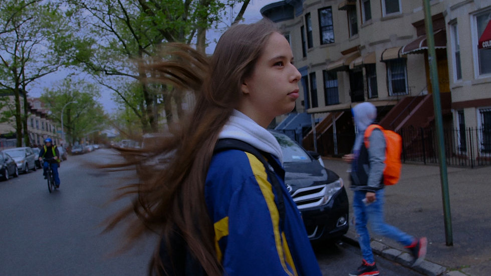 Christine heads to a youth organizing meeting