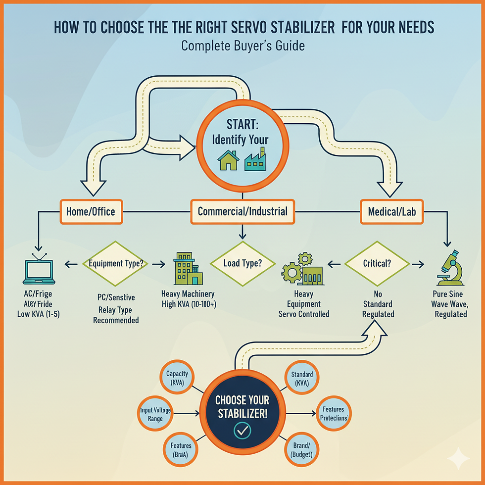 understanding how to choose the right servo stabilizer