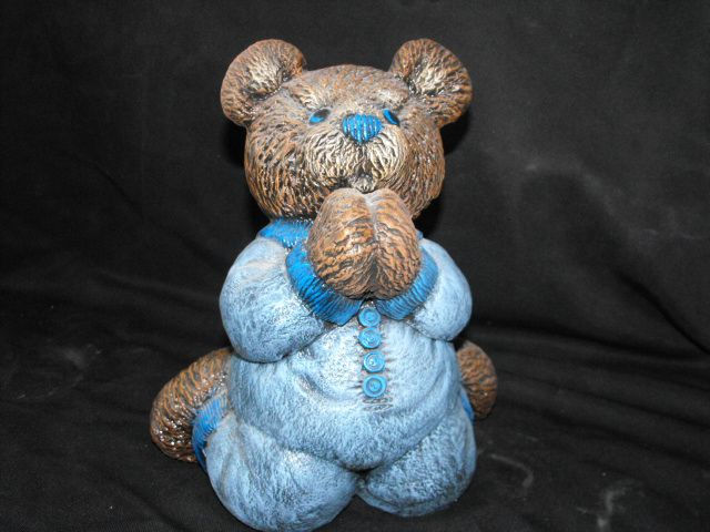 Praying bear bank