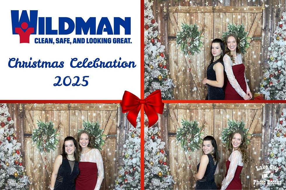 Company Christmas party Photo Booth pictures