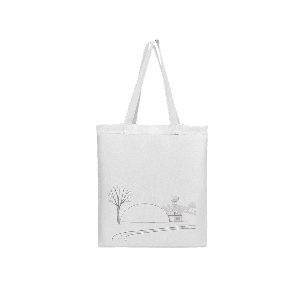 Thumbnail: SITC Sketch - Large Tote Bag Lined with Inside Pocket