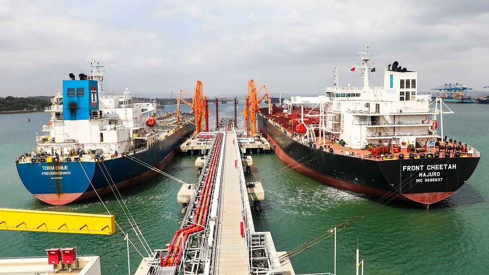 File image of fuel tankers at Mombasa Port