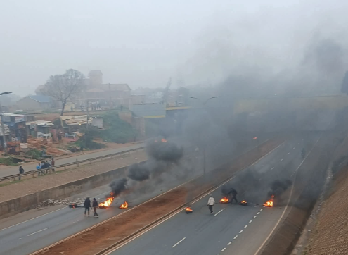 Police reopen Southern Bypass after roadblocks ahead of Gachagua rally
