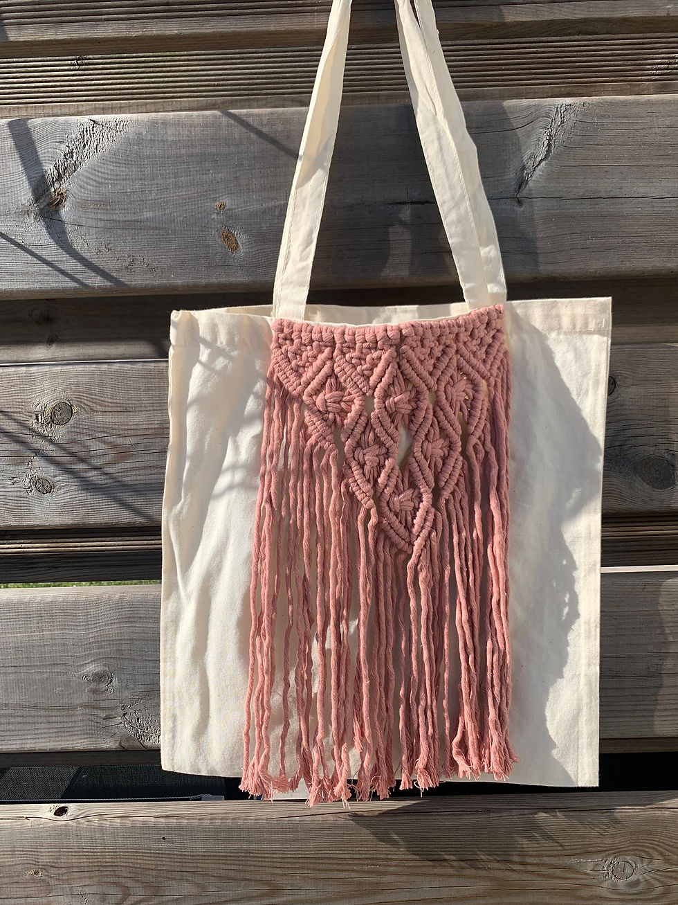 Miniature : Tote Bag Macramé Modèle THALIA