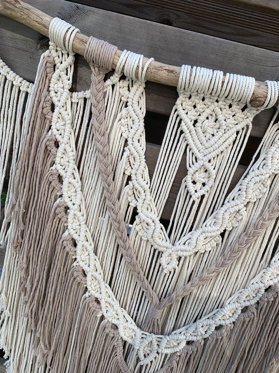 Miniature : Macramé Mural IDRA XL