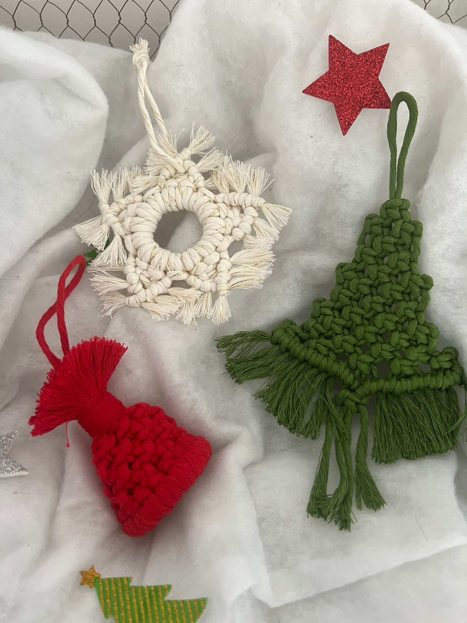 Kit 3  décos de Noël