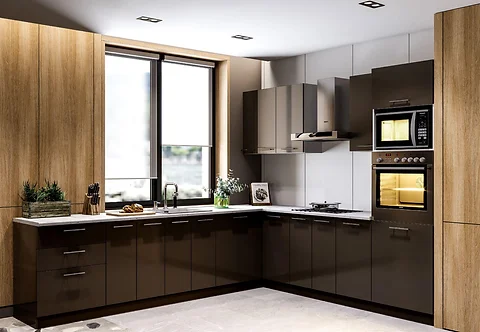 Kuche Hochglanz Schwarz Ohne Gerate Xavien