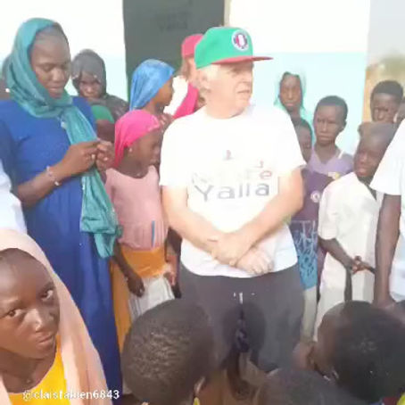 Réception de l'école avec la présence du  Maire de Sakal