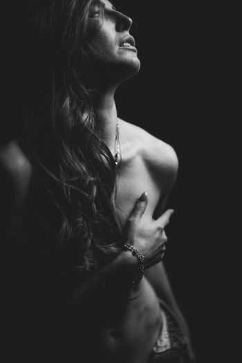 Boudoir-Porträt einer Frau