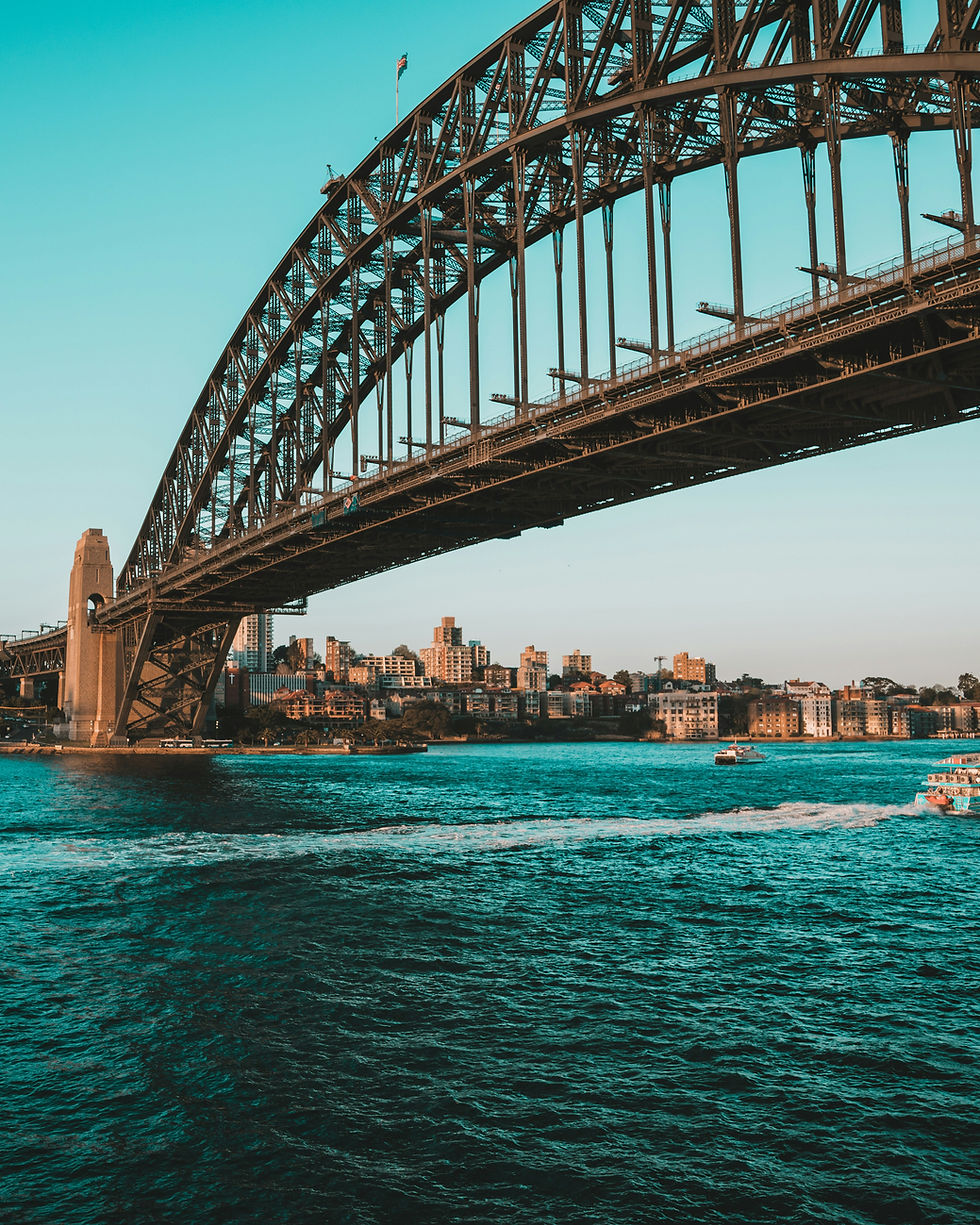 Explore destinations like the iconic Sydney Harbour Bridge. jaime-casap-9Xan4BInm38-unsplash