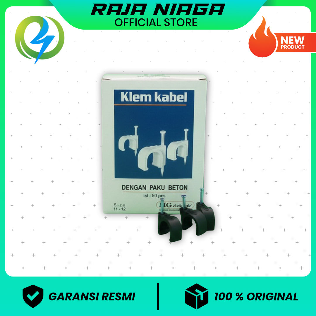 KLEM KABEL 9-10 MM HITAM. KLEM KABEL HITAM