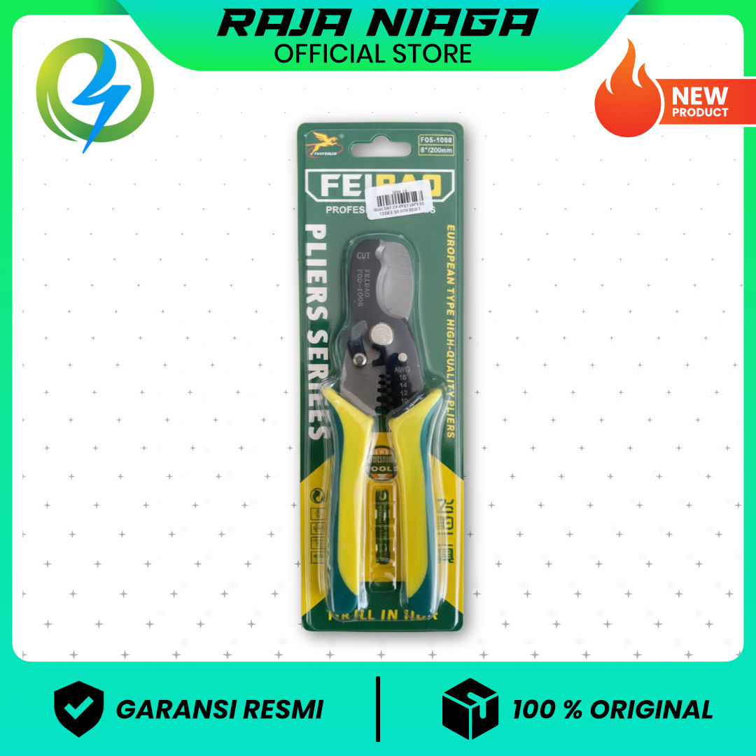 TANG KUPAS KABEL LISTRIK 8 FEIBAO F05-1098
