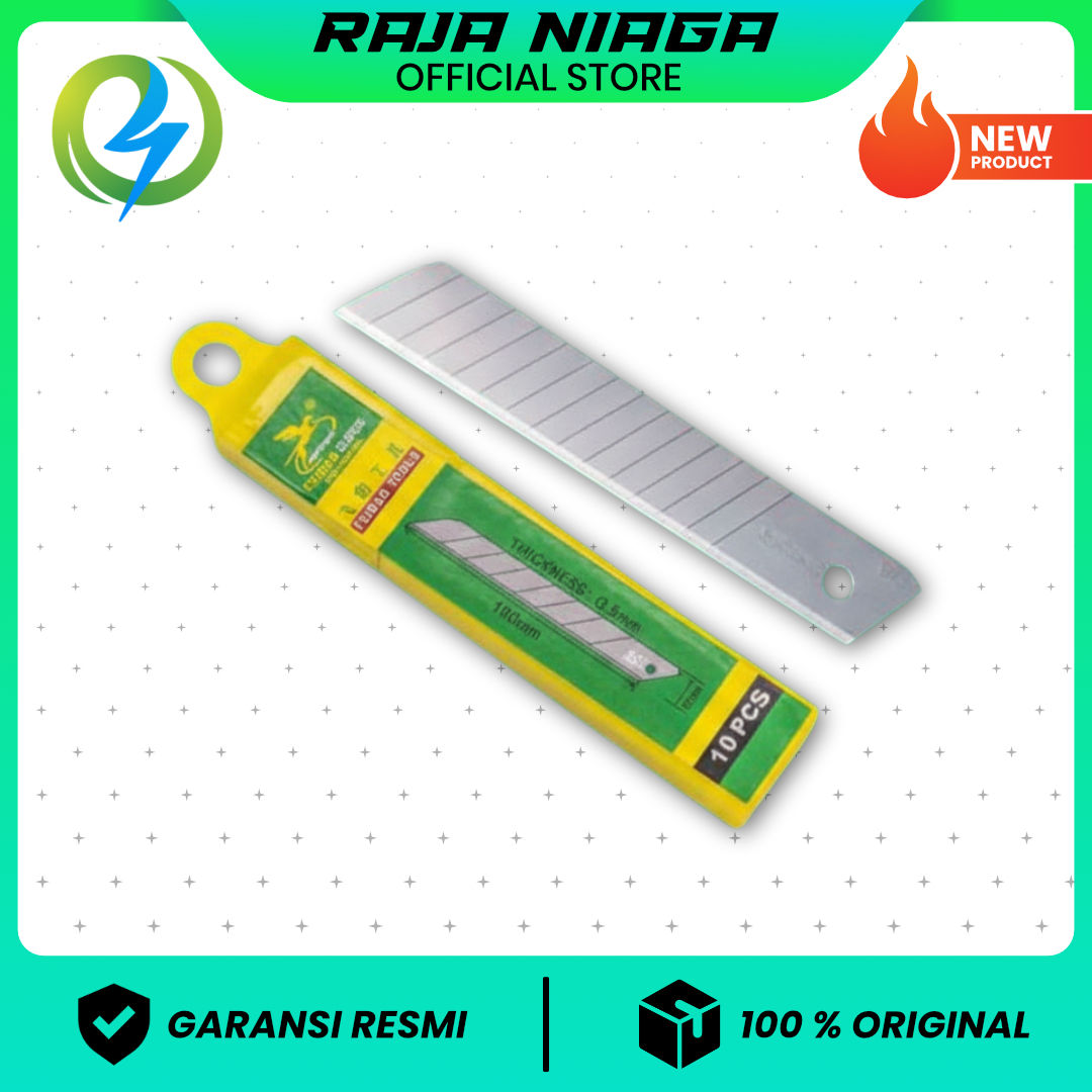 Feibao Refil Isi Pisau Cutter / Isi Ulang Cutter / Knife Blade Refill 10 PCS / B