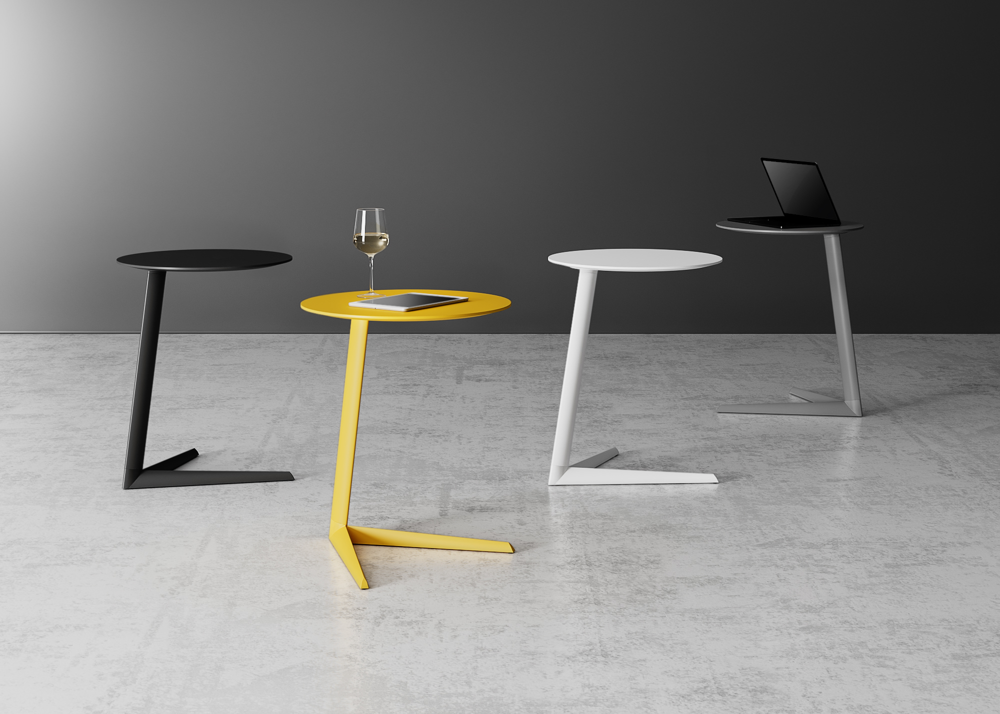 Verra Frosted Glass Bar Cart