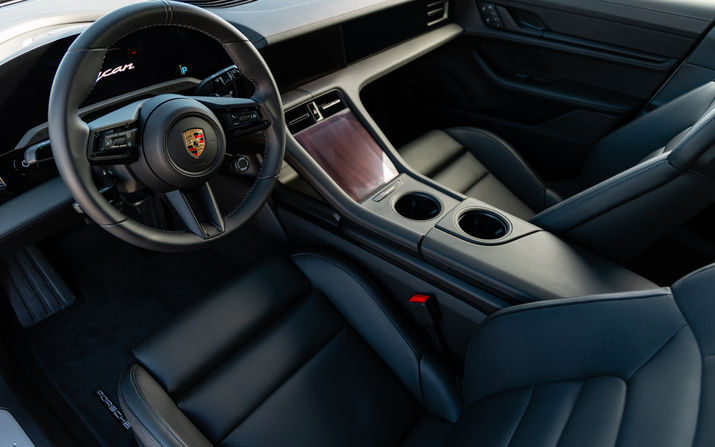 Porsche Taycan EV interior