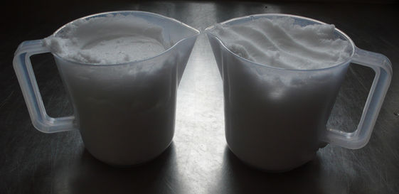 Bar Soap using fresh snow as the water ingredient