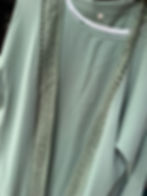 Thumbnail: 52 & 54 lace abaya