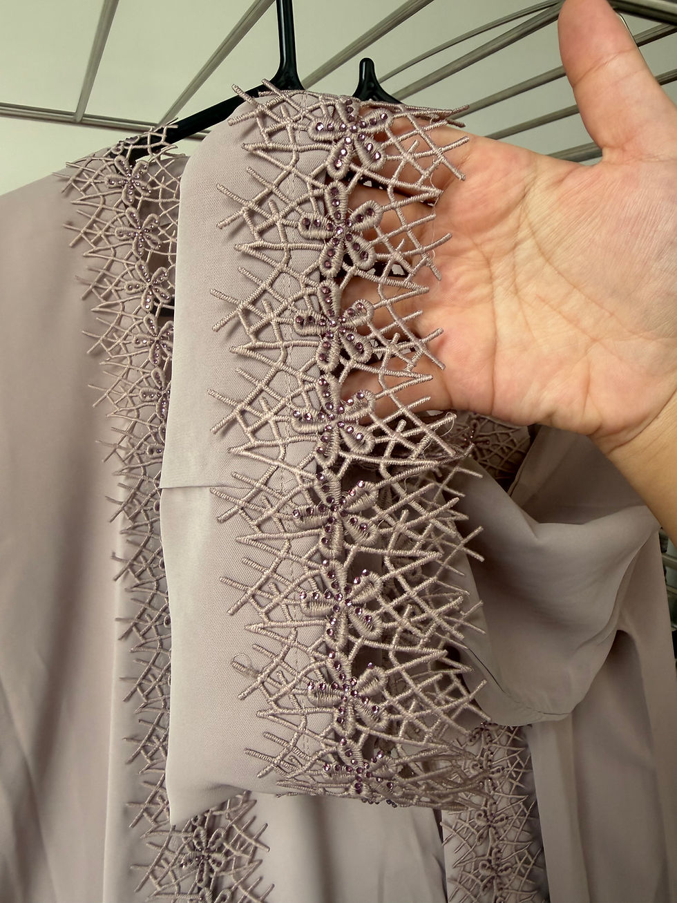Thumbnail: 52 lace abaya