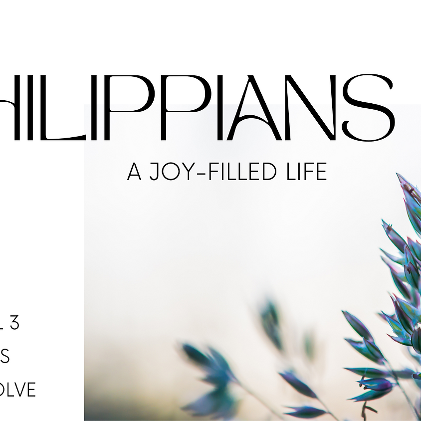 Philippians a joy - filled life