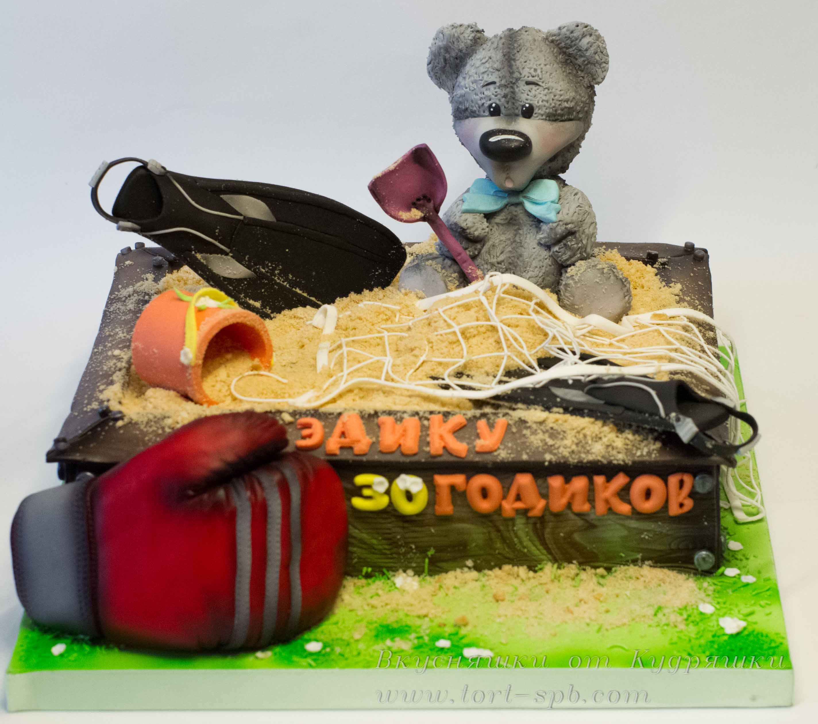 Торт Песочница