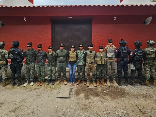 Colombianos detenidos son responsables de la muerte de militares mexicanos