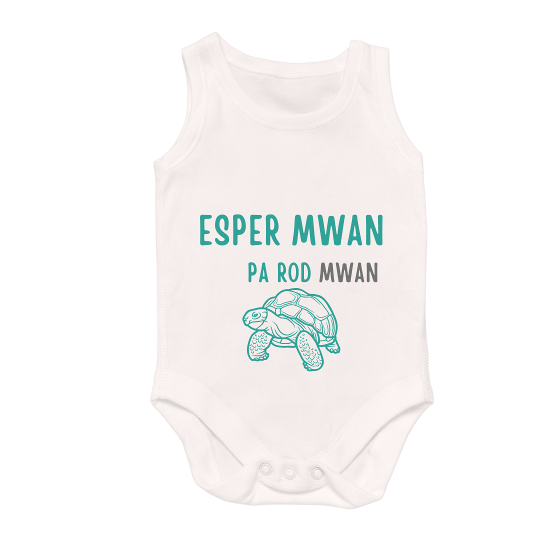 19| Esper Mwan, pa rod mwan onesie
