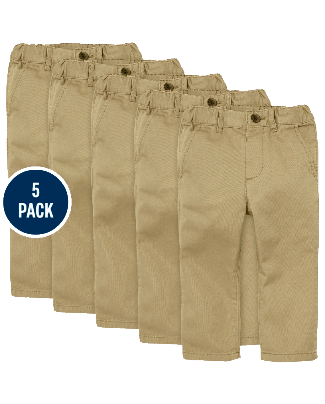 Toddler Boys Uniform Stretch Skinny Chino Pants