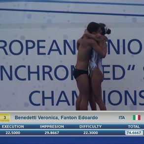 Europei Juniores di Syncro, spettacolare bronzo della nostra Benedetti che in coppia con Fanton