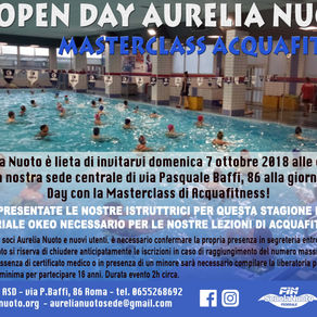 Open Day Aurelia Nuoto 2018/19
