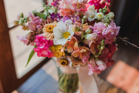 july pink white bright wedding flowers flower farm