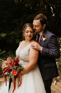 september wedding flowers coral navy burgundy flower farm bridal bouquet