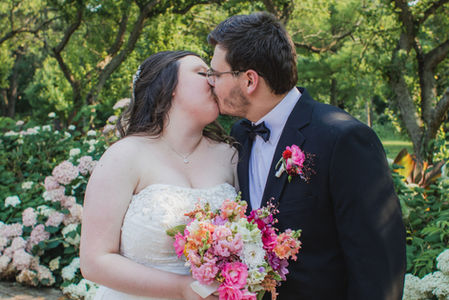 july pink white bright wedding flowers flower farm