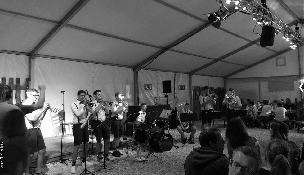 Festzelt Foto Auftritt