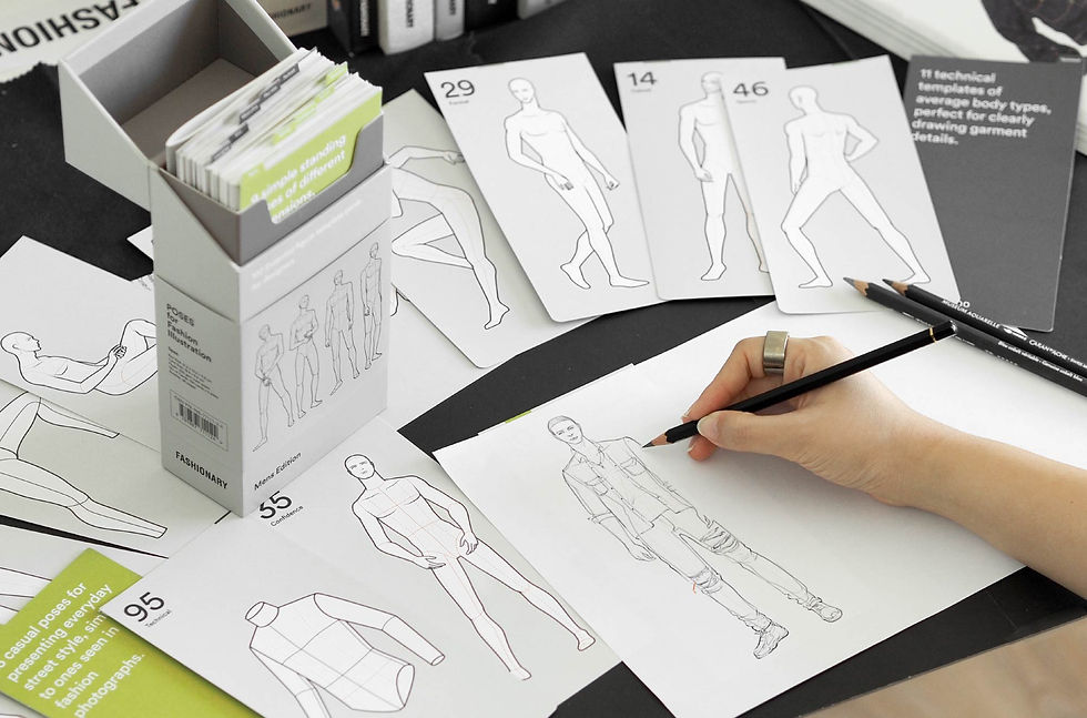 洋書 Poses for Fashion Illustration (Card Box Poses for Fashion Illustration (Card Box) - Women's Edition
