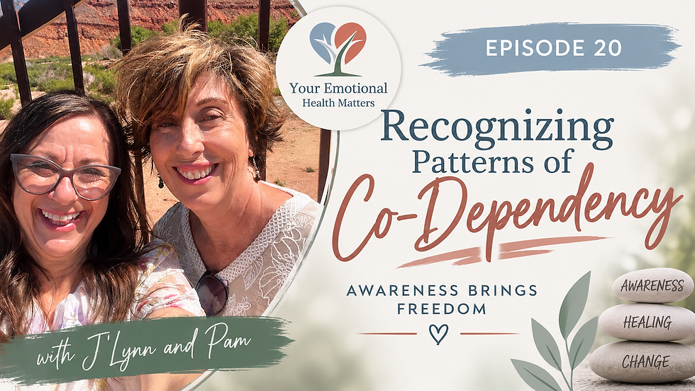 Your Emotional Health Matters - Now Streaming on Apple Podcasts, Spotify, and YouTube