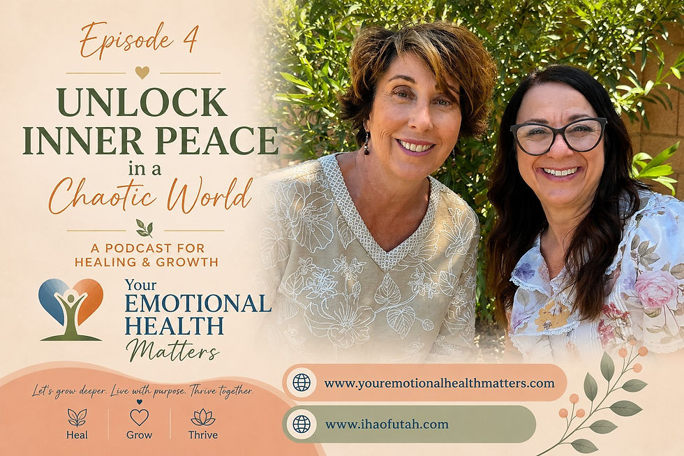 Your Emotional Health Matters - Now Streaming on Apple Podcasts, Spotify, and YouTube