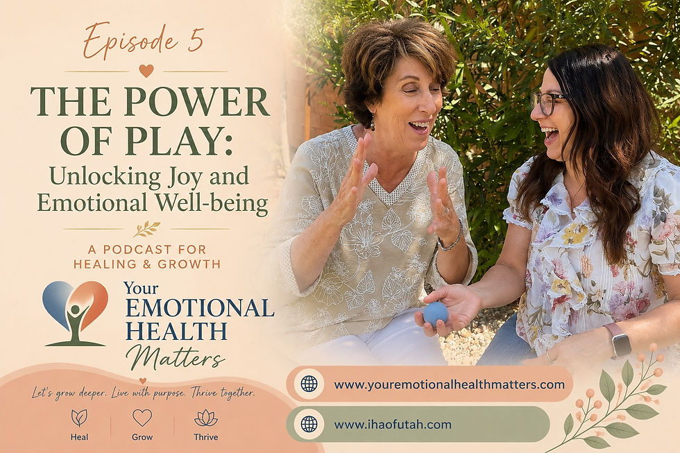 Your Emotional Health Matters - Now Streaming on Apple Podcasts, Spotify, and YouTube