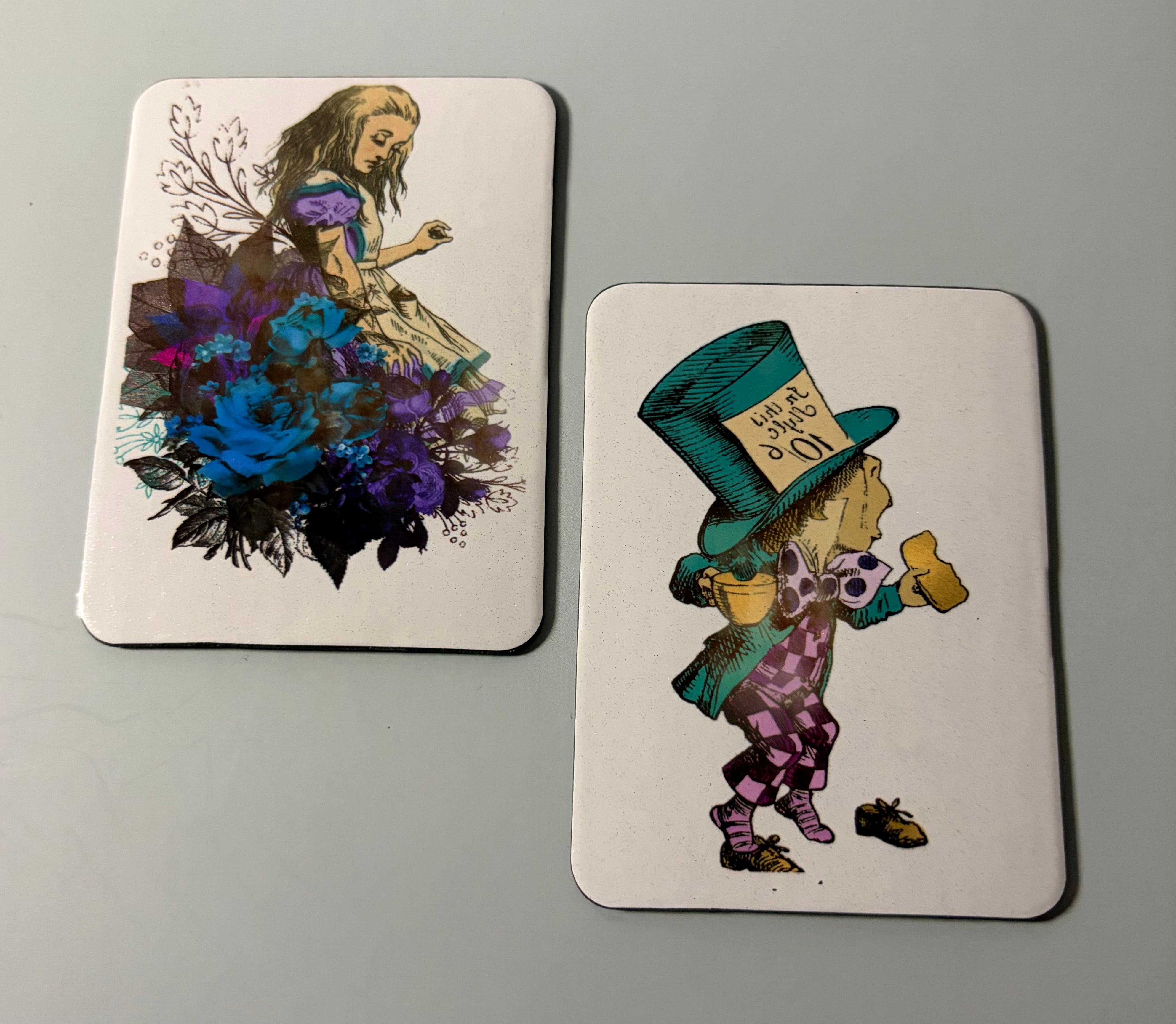 Alice and Matter Hatter Magnet Set 2