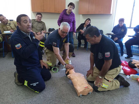 "Curso de Reanimación Cardiopulmonar RCP" Dictado al Personal de Colaboradores del CB. de Valparaíso