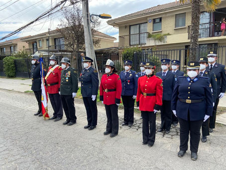 Delegación de Bomberas Mujeres, Nos Representó en Actos Fúnebres de la Mártir Valentina Astudillo G.