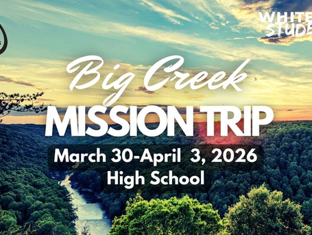 Big Creek Mission Trip