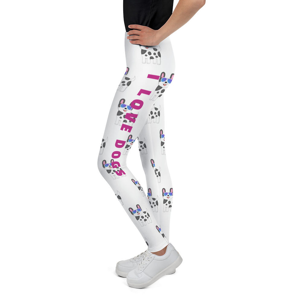 縮圖：SpotZ The Frenchie™  Branded Youth Leggings